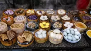 Dim sum Chinese food