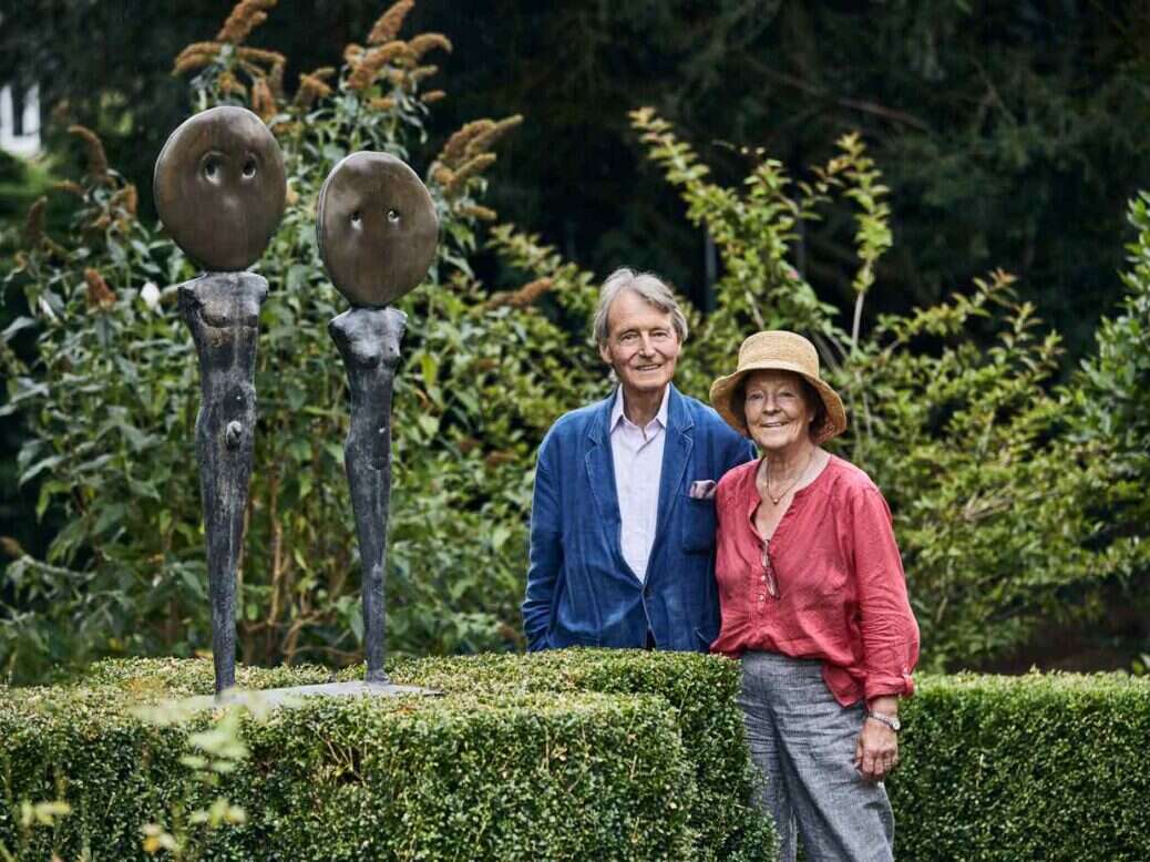 Steven Spurrier with Bella Spurrier