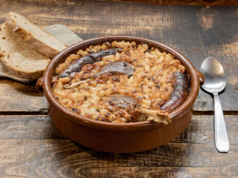 At the table: Cassoulet