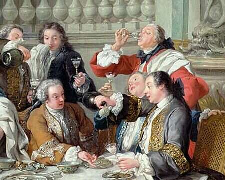 Le Déjeuner d’Huîtres: The first sparkling Champagne painting