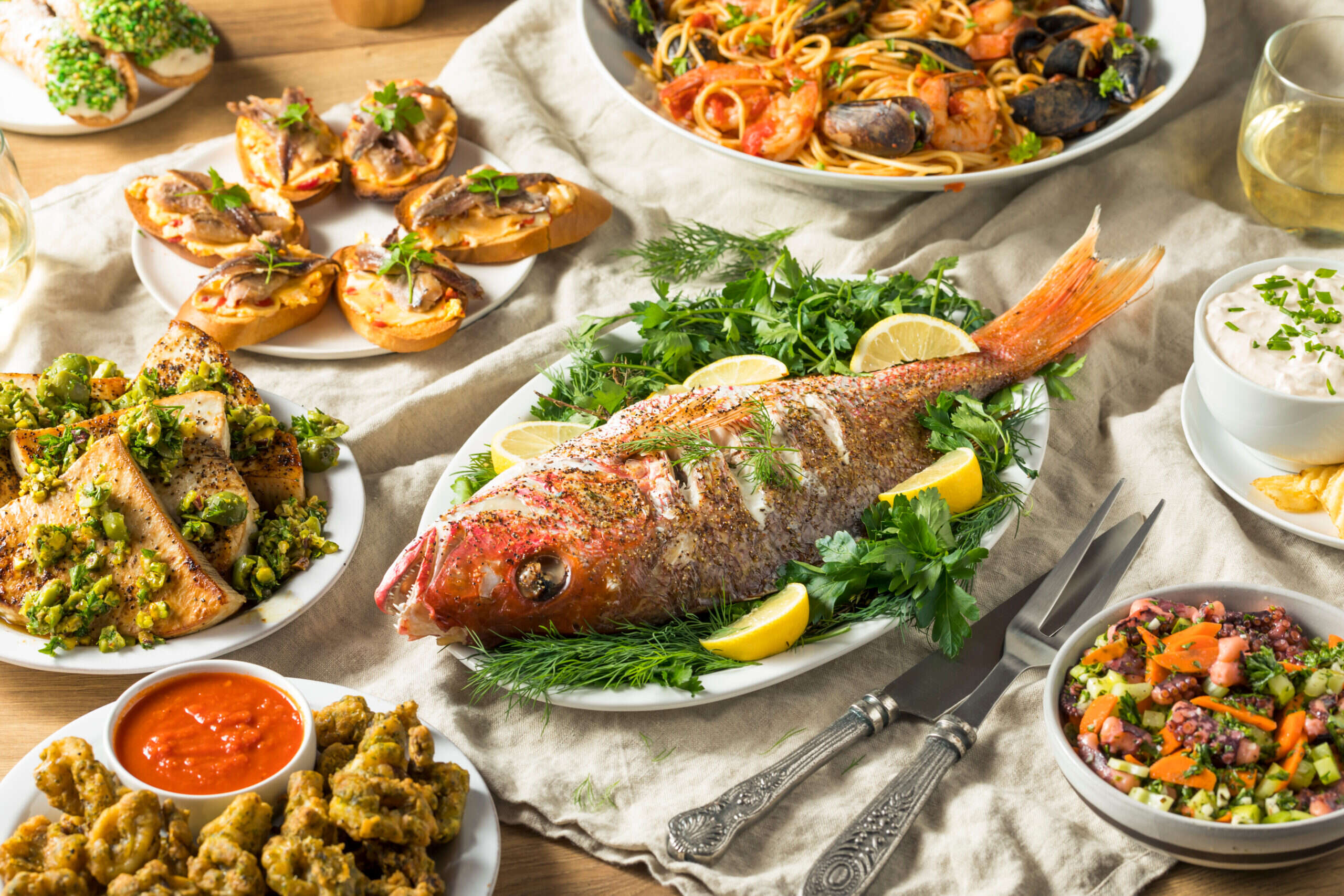 At the table: The Feast of the Seven Fishes