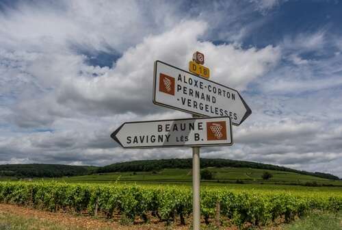 Côte de Beaune signpost