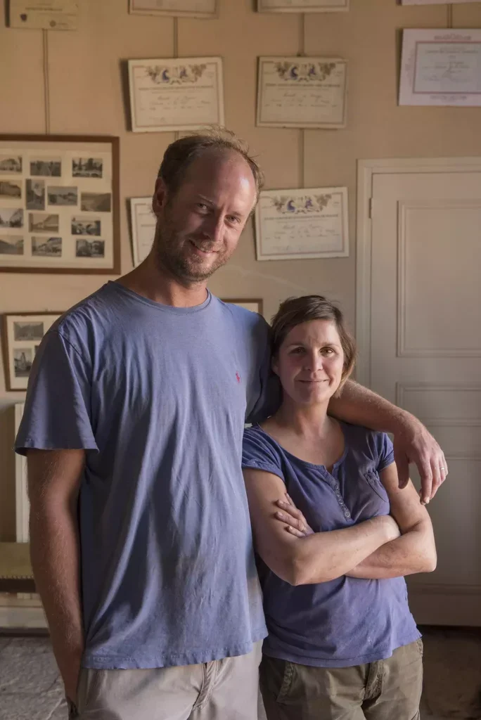 Baptiste and Clémence Dubrulle of Domaine de la Folie