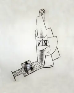 school of natural winemaking illustration by Picasso