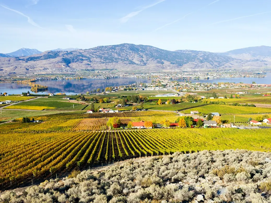 A view of Osoyoos in Southern Okanagan Valley