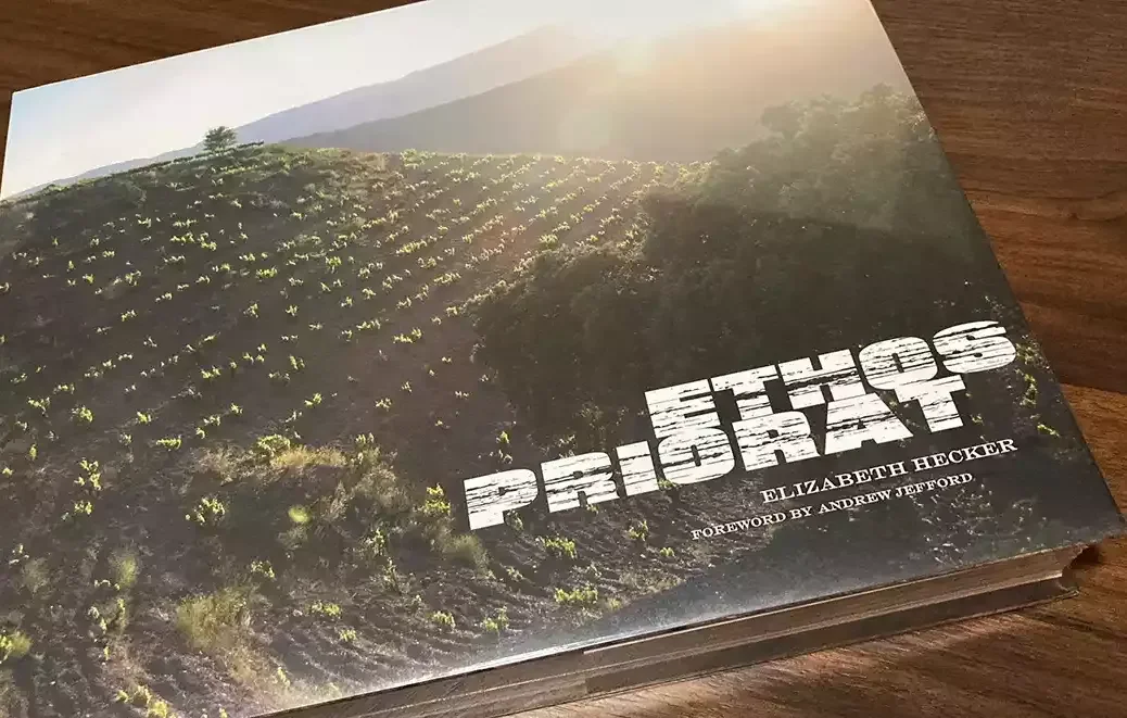 The front cover of Ethos Priorat