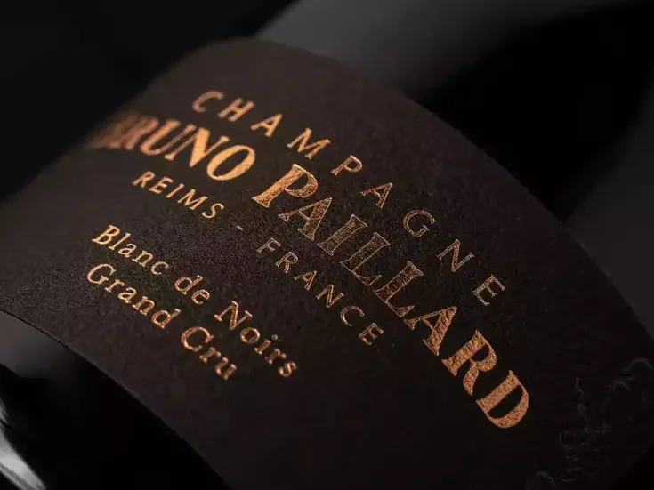 the label of Bruno Paillard Blanc de Noirs Grand Cru Extra Brut