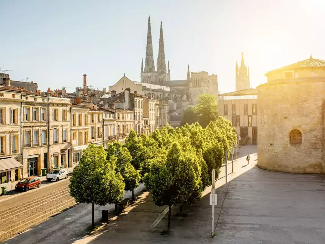 Bordeaux in the morning.