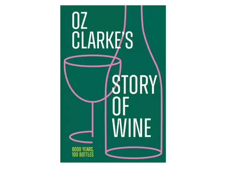 Oz Clarke's story of wine book cover.