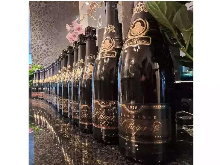 bottles of Cuvée Sir Winston Churchill