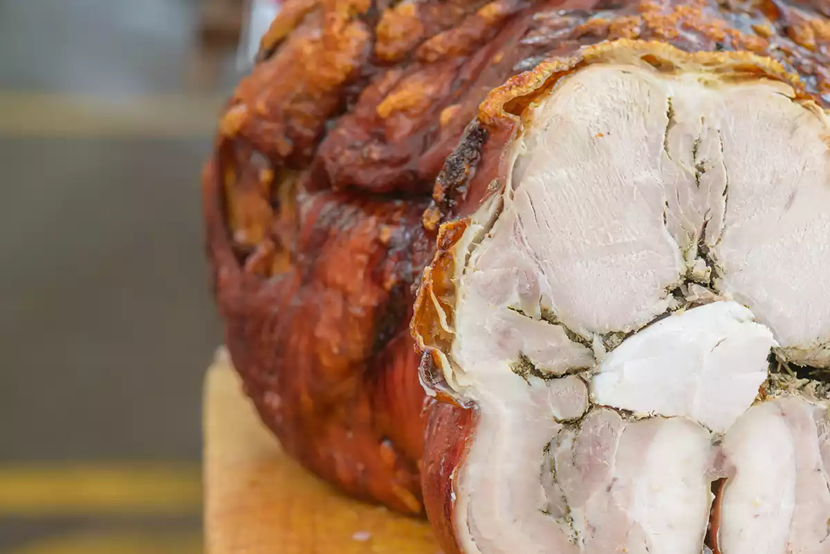 At the table: Porchetta