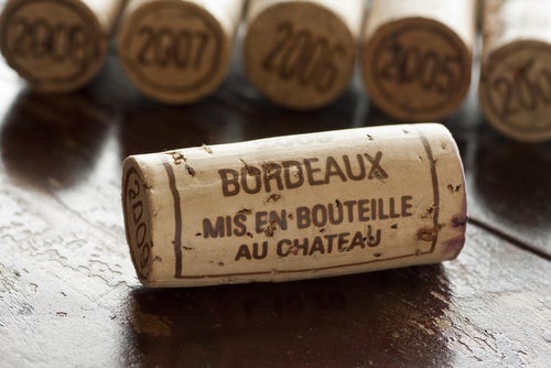 A Bordeaux 2020 cork