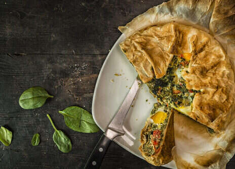 At the table: <em>Torta pasqualina</em> At the table: <em>Torta pasqualina</em>