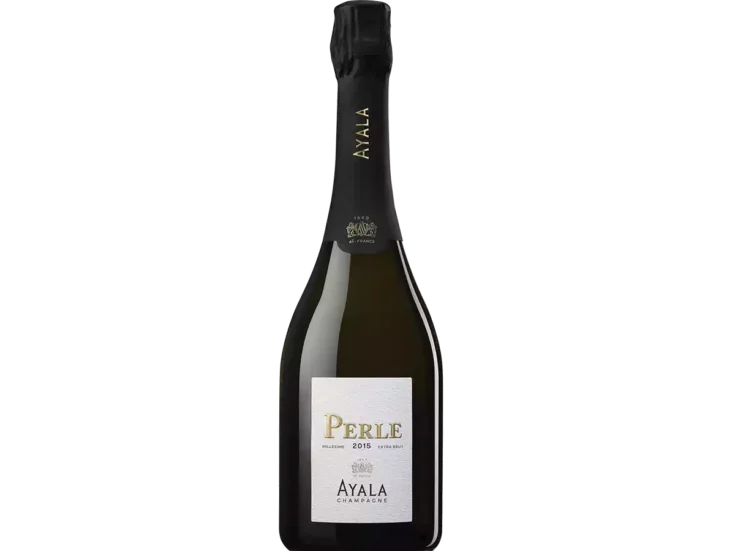 a bottle of Ayala 2015 Perle Champagne